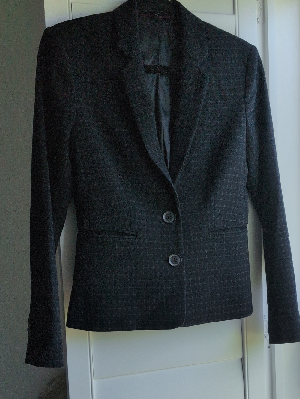 Express Dark Charcoal Women's Two-Button Blazer
